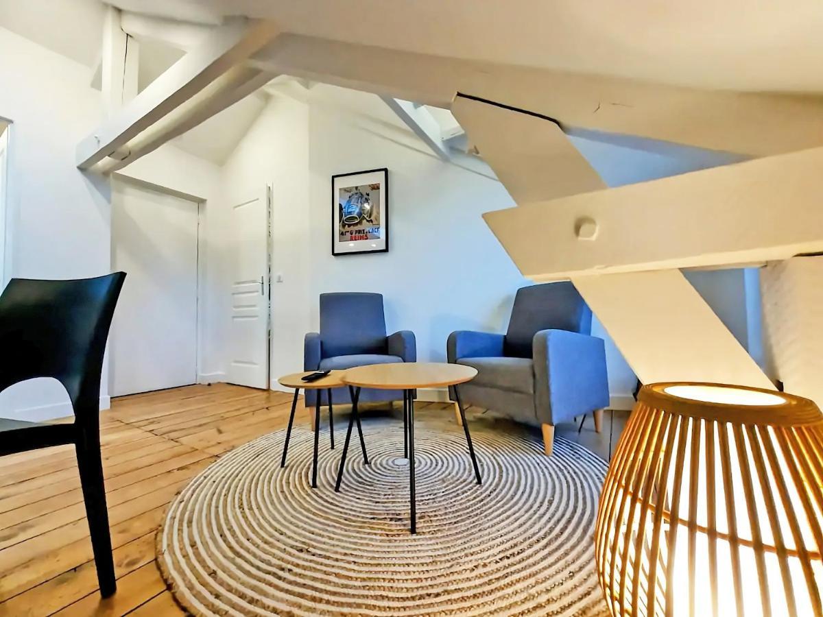 Appartement Premium Dans Une Belle Demeure - Hyper Centre-Ville De Reims Kültér fotó